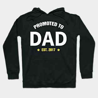 PROMOTED TO DAD 2017 gift ideas for family Hoodie